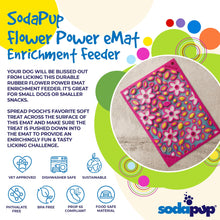 Load image into Gallery viewer, Flower Power emat - Enrichment Lick Mat for Dogs and Cats | Flower Design | USA Made