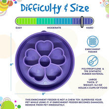 Load image into Gallery viewer, Flower eBowl Deep Slow Feeder Dog Bowl for Enrichment | USA Made
