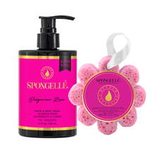Load image into Gallery viewer, Bulgarian Rose Boxed Flower &amp; Body Wash Refill Set
